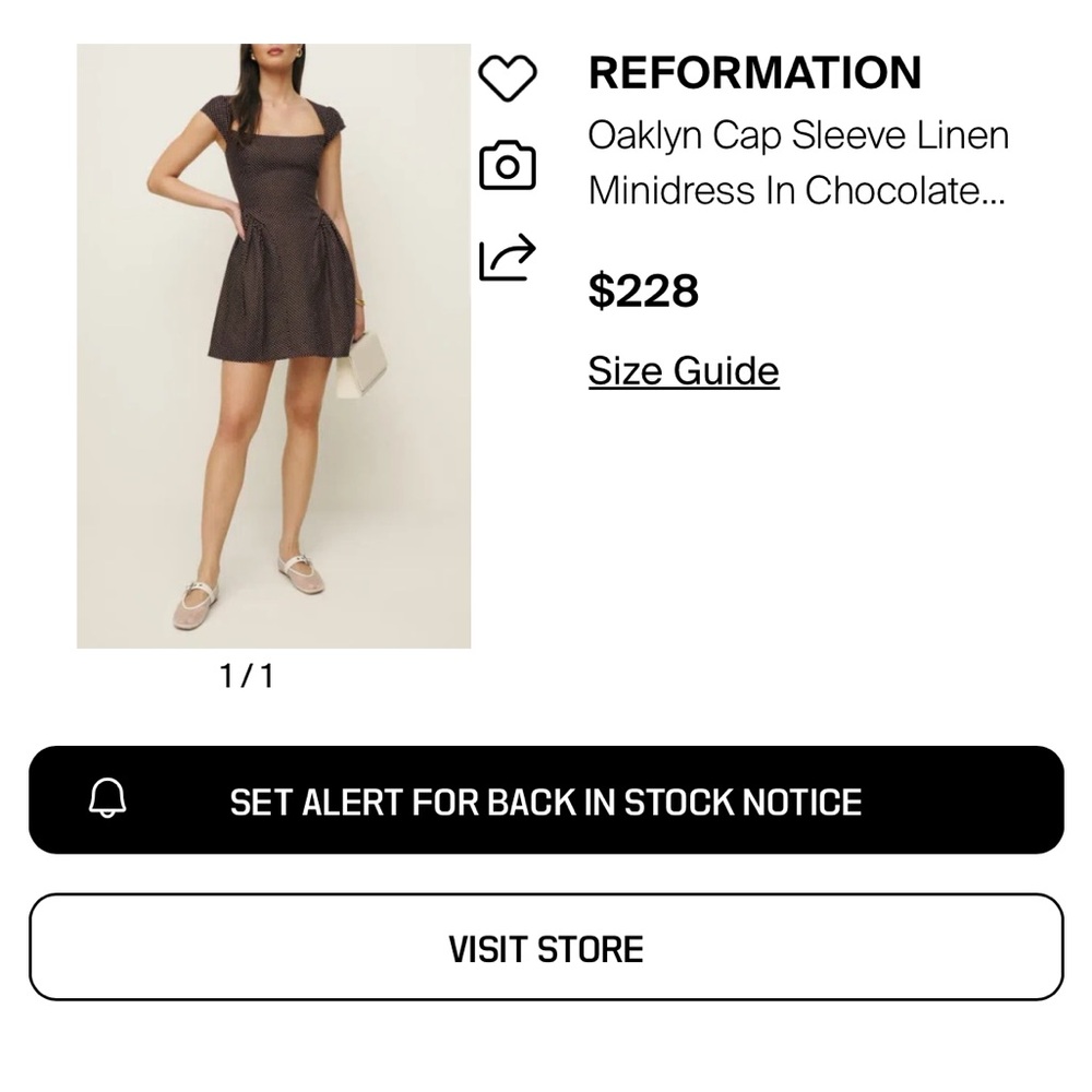 Reformation dress